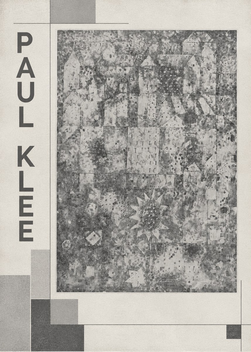 Paul Klee Town and Country No4 - Plakat