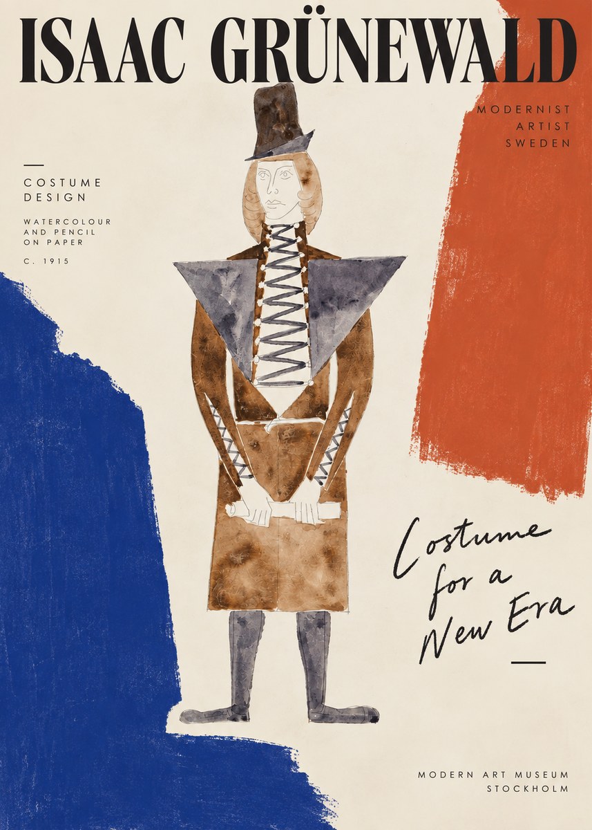 Isaac Grünewald Costume Design XIII No5 - Plakat