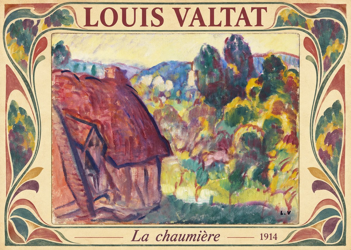 Louis Valtat La Chaumière No4 - Plakat