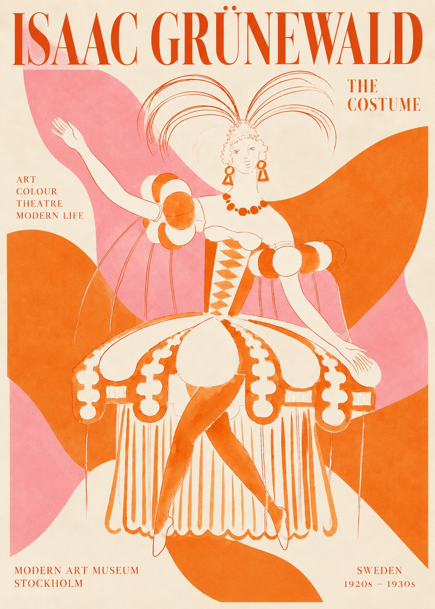 Isaac Grünewald The Costume II No2 - Plakat