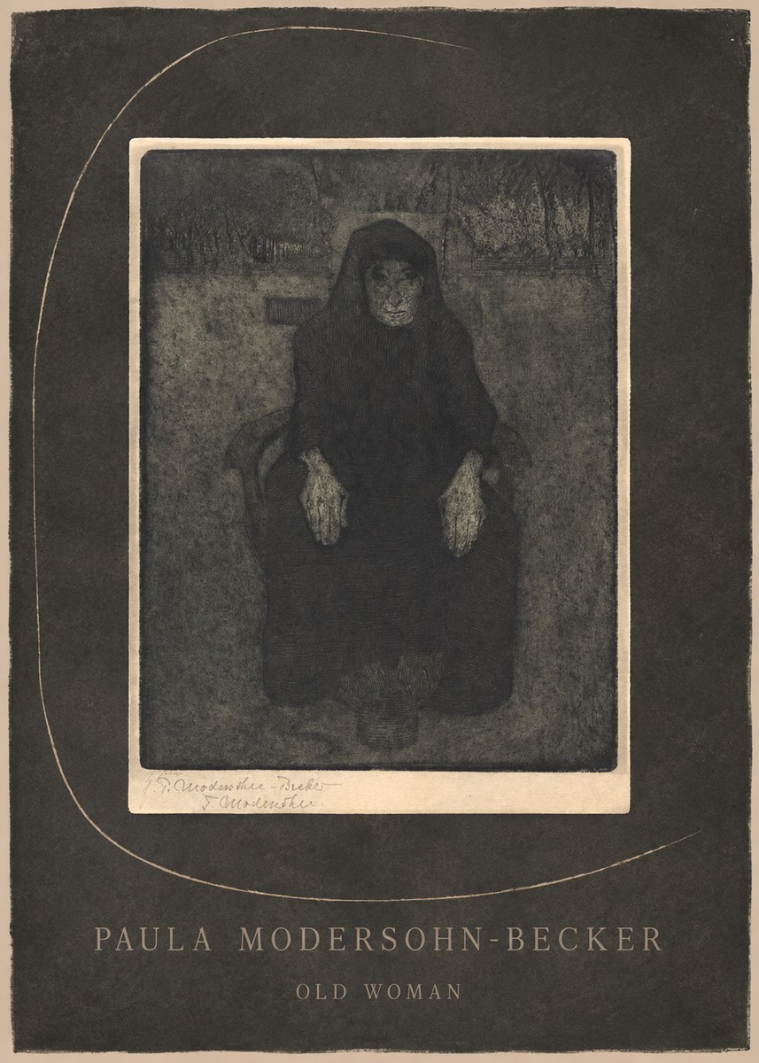 Paula Modersohn-Becker Old Woman No3 - Plakat