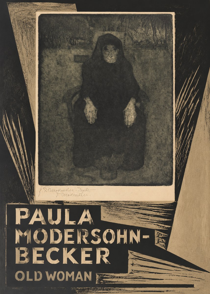 Paula Modersohn-Becker Old Woman No5 - Plakat