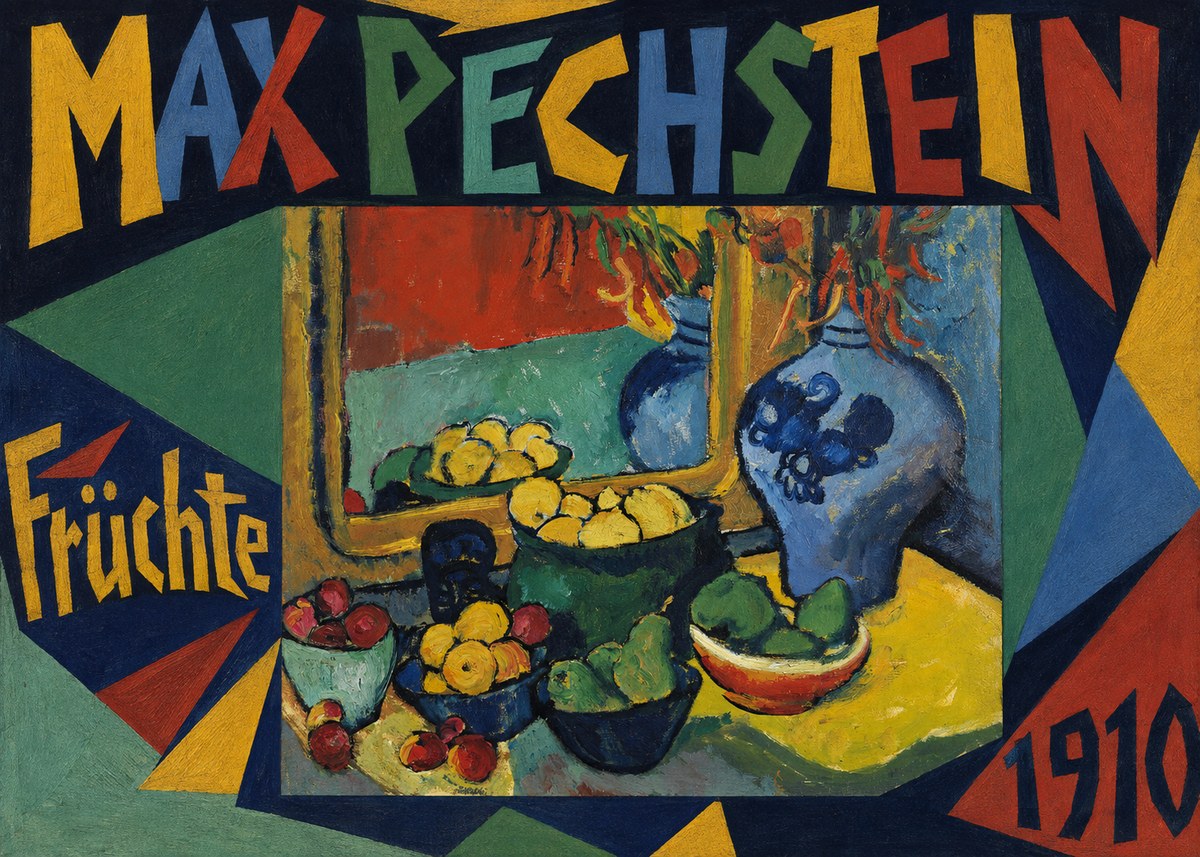 Max Pechstein Früchte 1910 No6 - Plakat