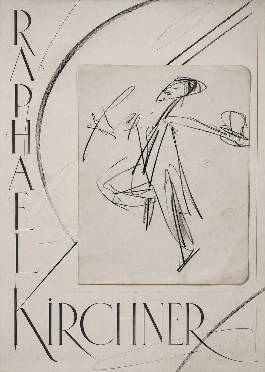 Raphael Kirchner Dynamic Dancer Sketch No5 - Plakat
