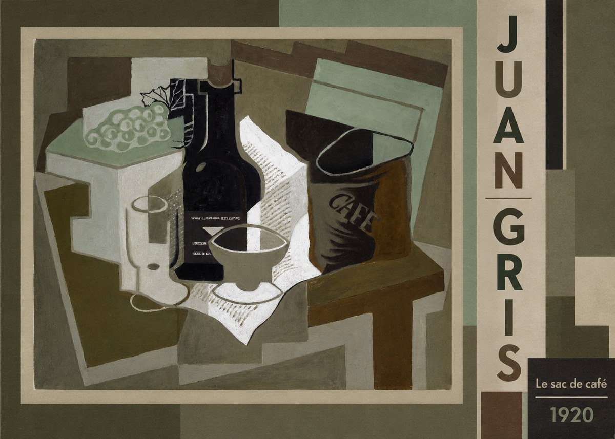 Juan Gris Le Sac De Café No3 - Plakat