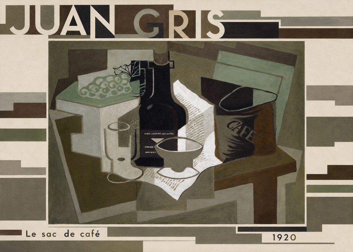 Juan Gris Le Sac De Café No4 - Plakat