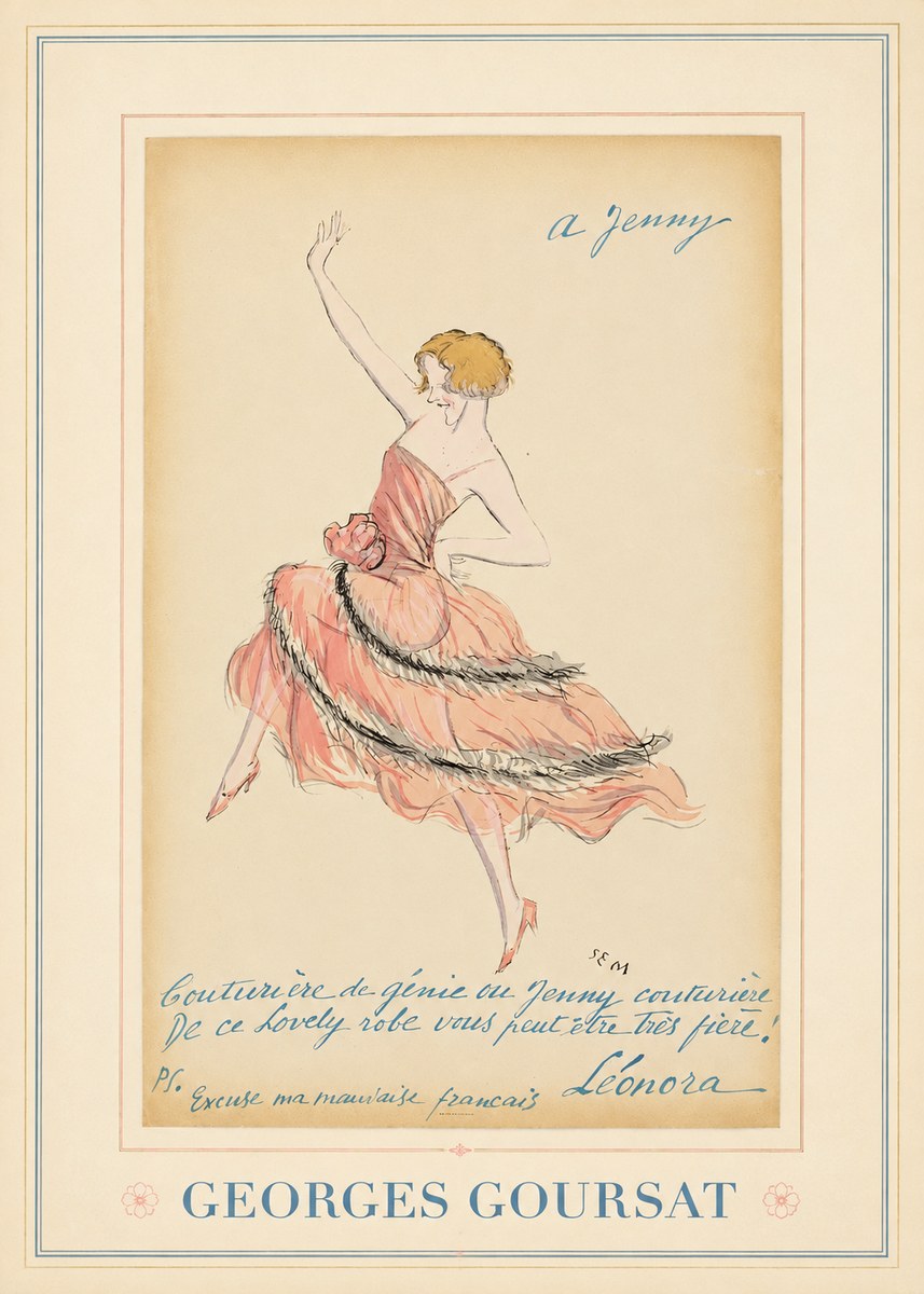 Georges Goursat A Jenny No6 - Plakat