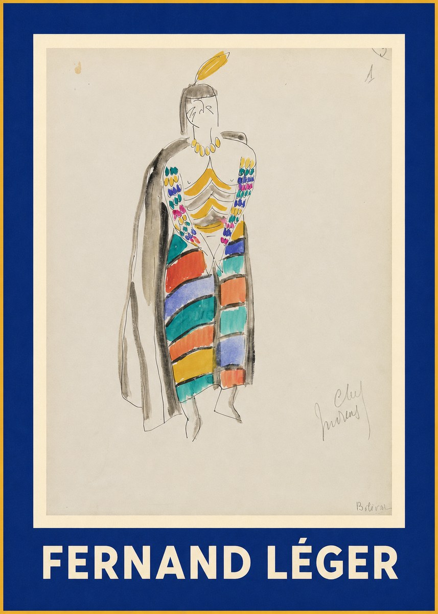 Fernand Léger Chef Moreau No1 - Plakat