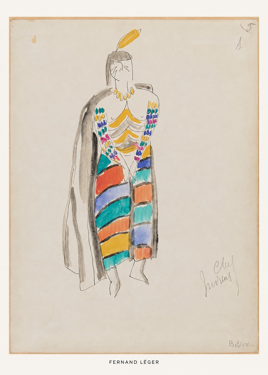 Fernand Léger Chef Moreau No6 - Plakat