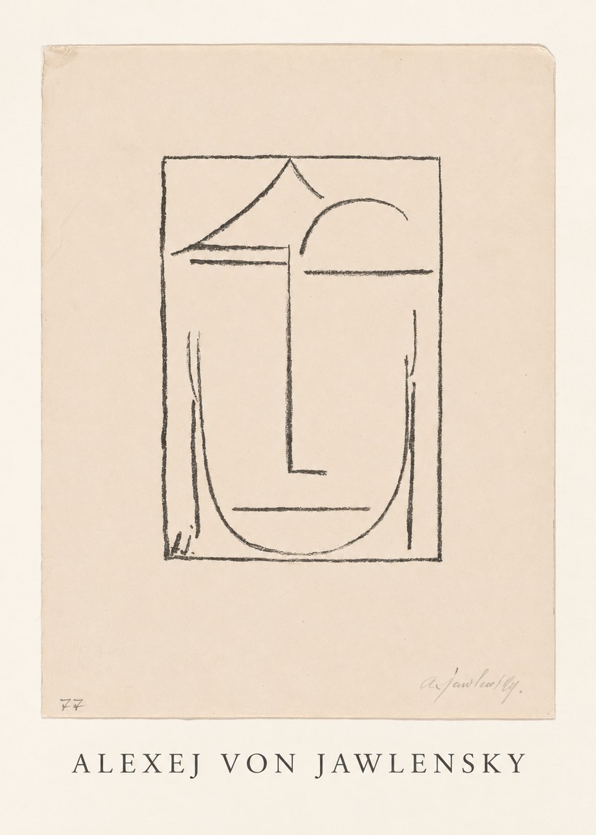 Alexej von Jawlensky Abstract Head No4 - Plakat