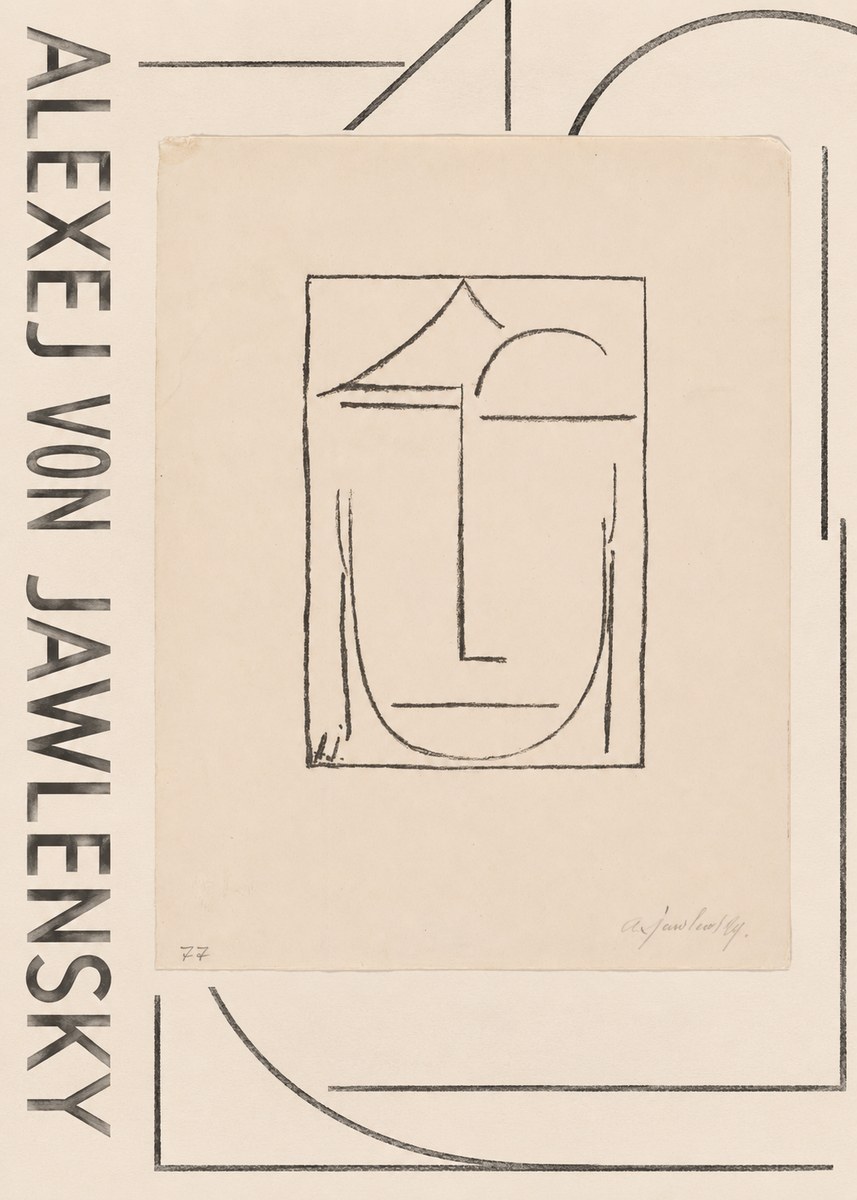 Alexej von Jawlensky Abstract Head No6 - Plakat