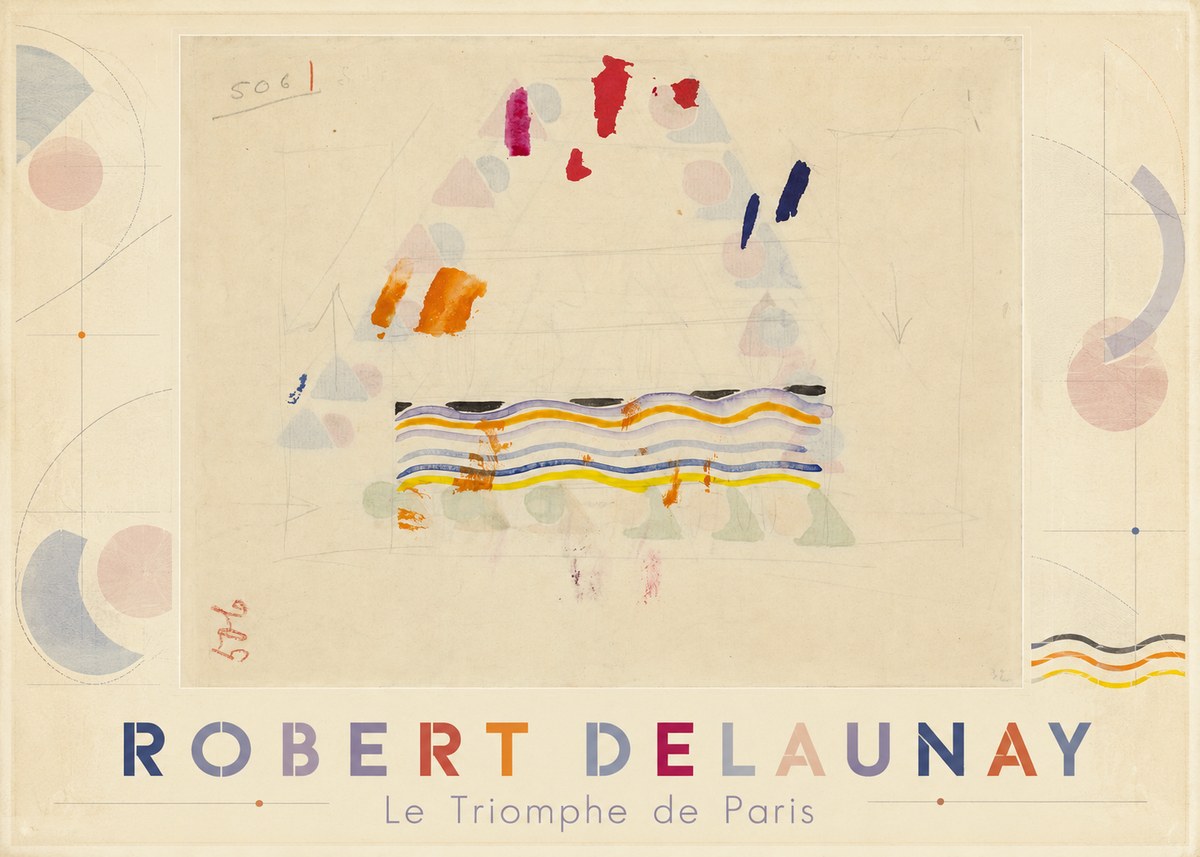 Robert Delaunay Le Triomphe De Paris V No1 - Plakat