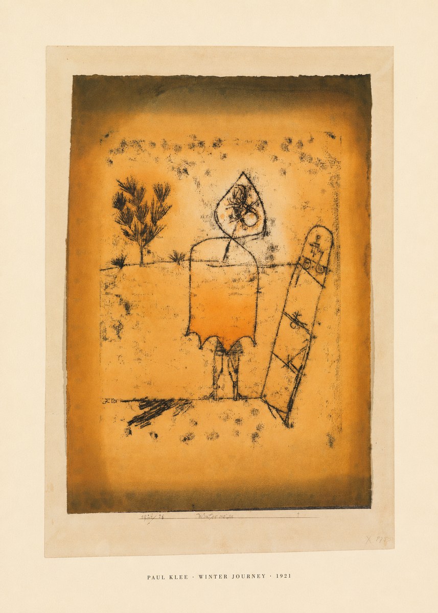 Paul Klee Winter Journey No5 - Plakat