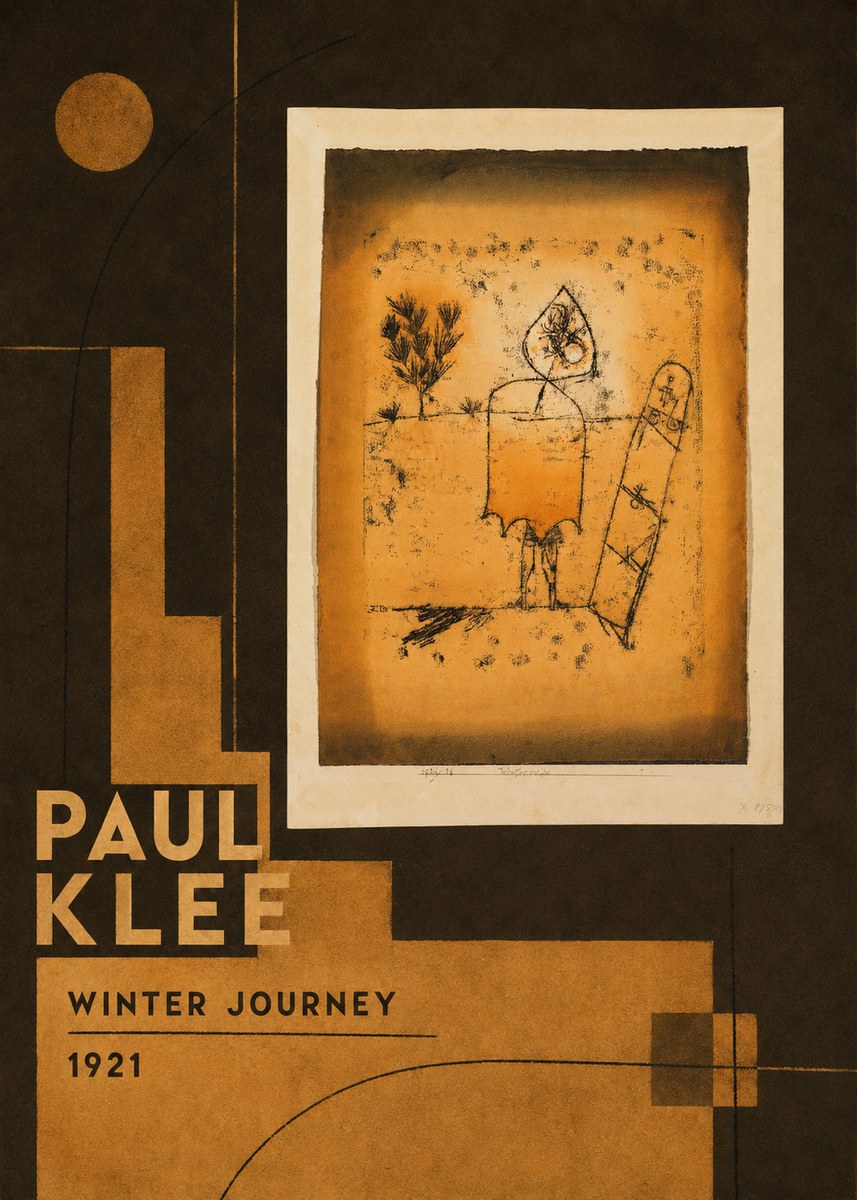 Paul Klee Winter Journey No6 - Plakat