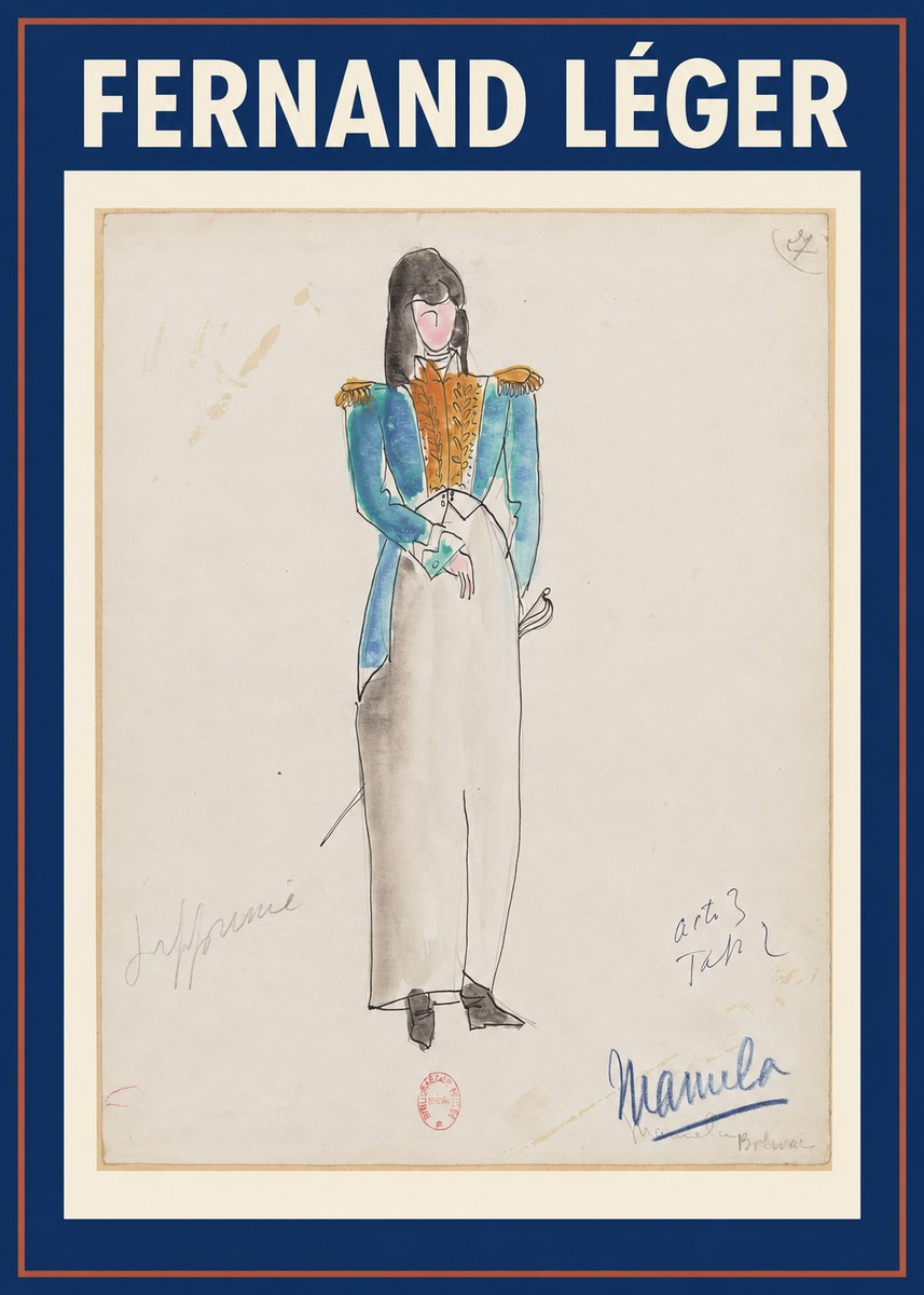 Fernand Léger Manuela Bolivar No1 - Plakat