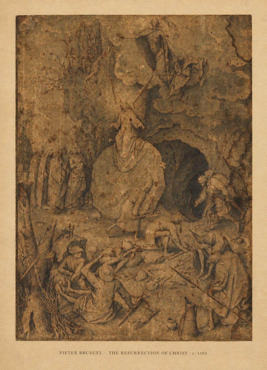 Pieter Bruegel The Resurrection of Christ No5 - Plakat