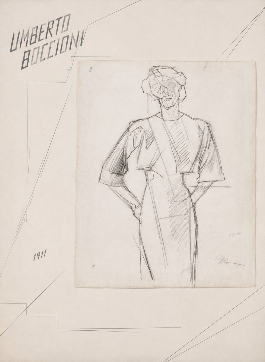 Umberto Boccioni Figure Study, 1911 No2 - Plakat
