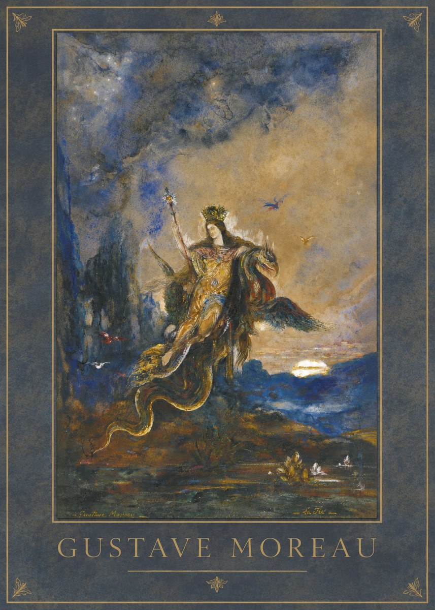Gustave Moreau Les Fées No1 - Plakat