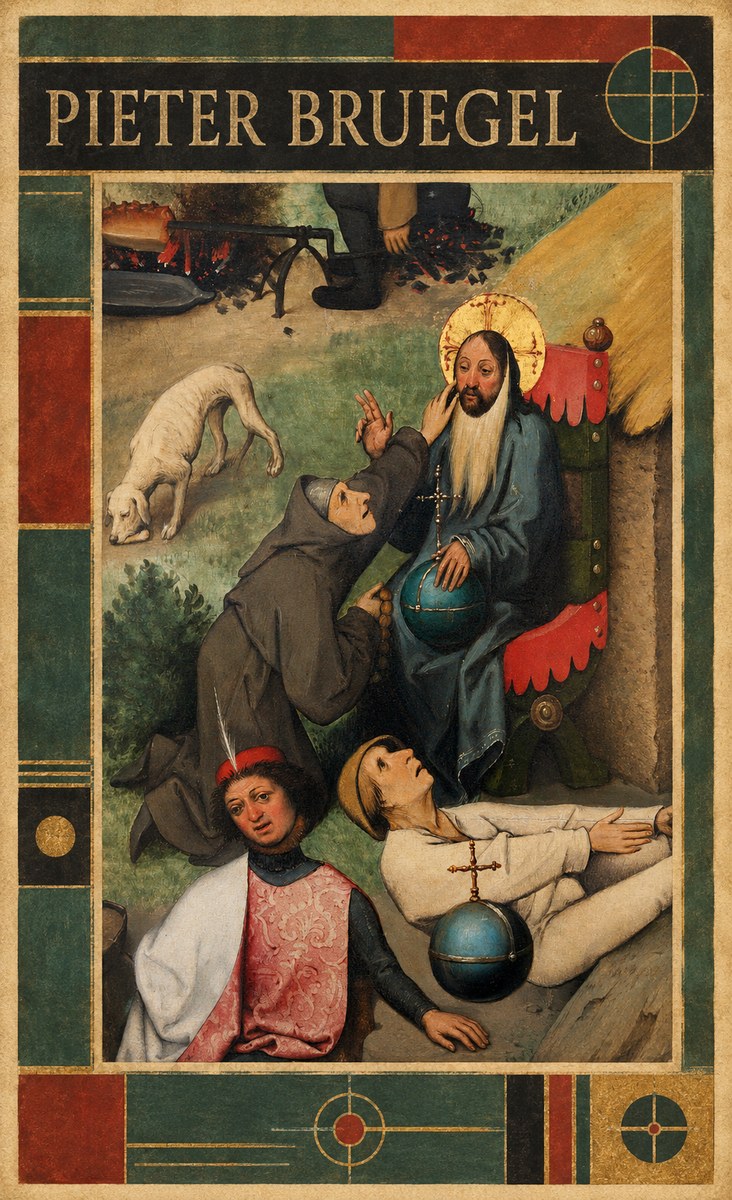 Pieter Bruegel The Adoration of the Magi - Detail No6 - Plakat