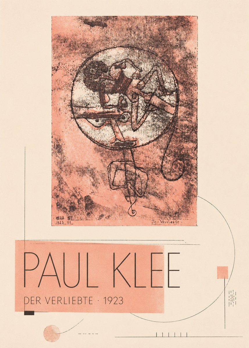 Paul Klee Der Verliebte II No3 - Plakat