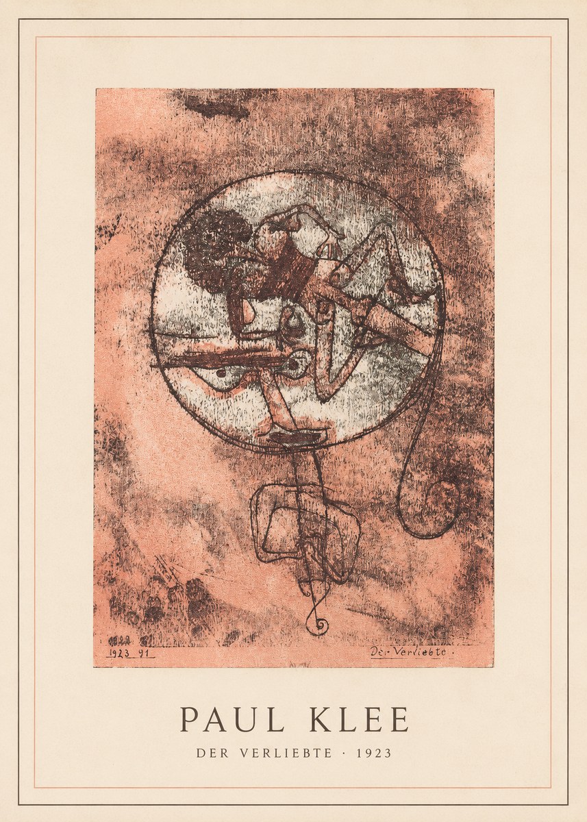 Paul Klee Der Verliebte II No4 - Plakat