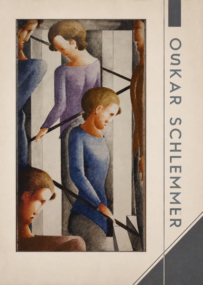 Oskar Schlemmer Staircase Figures II No2 - Plakat