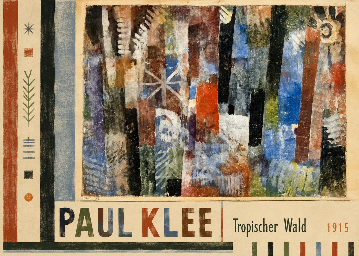 Paul Klee Tropischer Wald No2 - Plakat