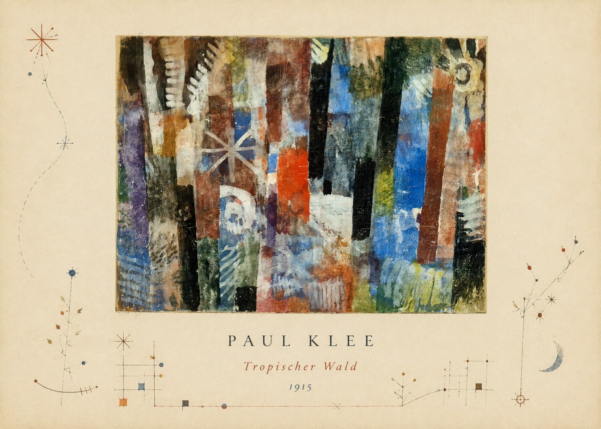 Paul Klee Tropischer Wald No3 - Plakat