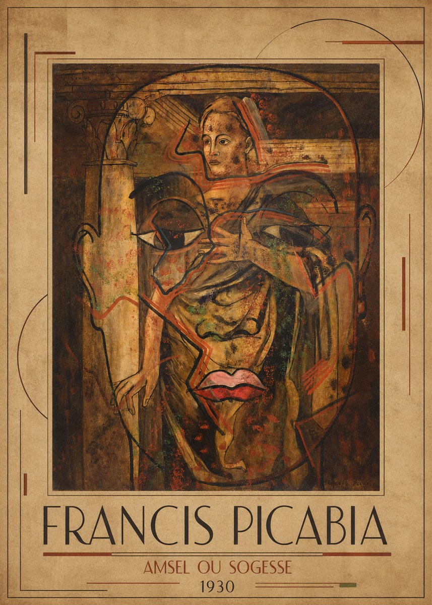 Francis Picabia Amsel Ou Sogesse No1 - Plakat