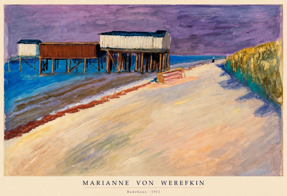 Marianne von Werefkin Badehaus No6 - Plakat