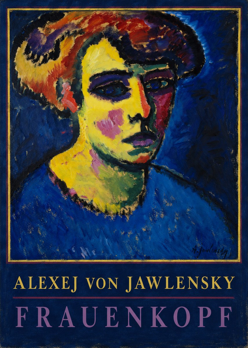 Alexej von Jawlensky Frauenkopf No1 - Plakat