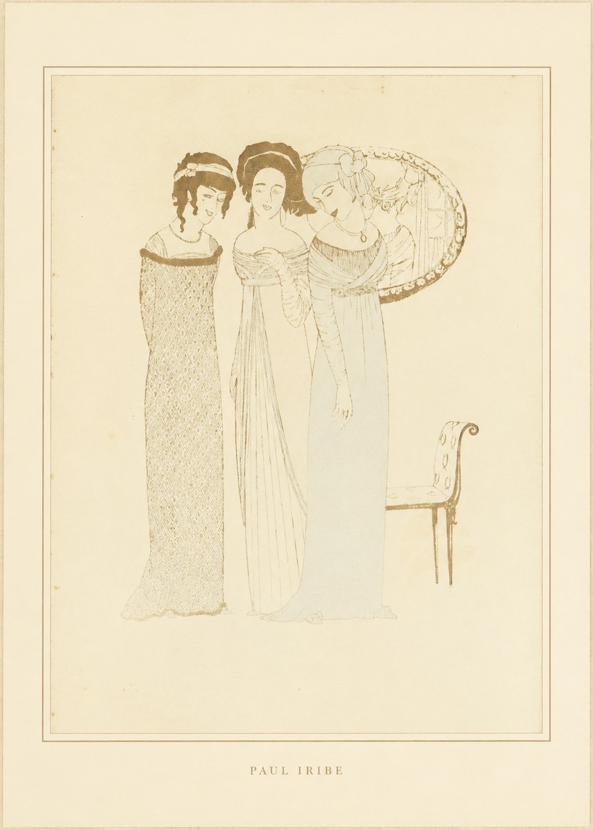 Paul Iribe Elegant Figures No4 - Plakat