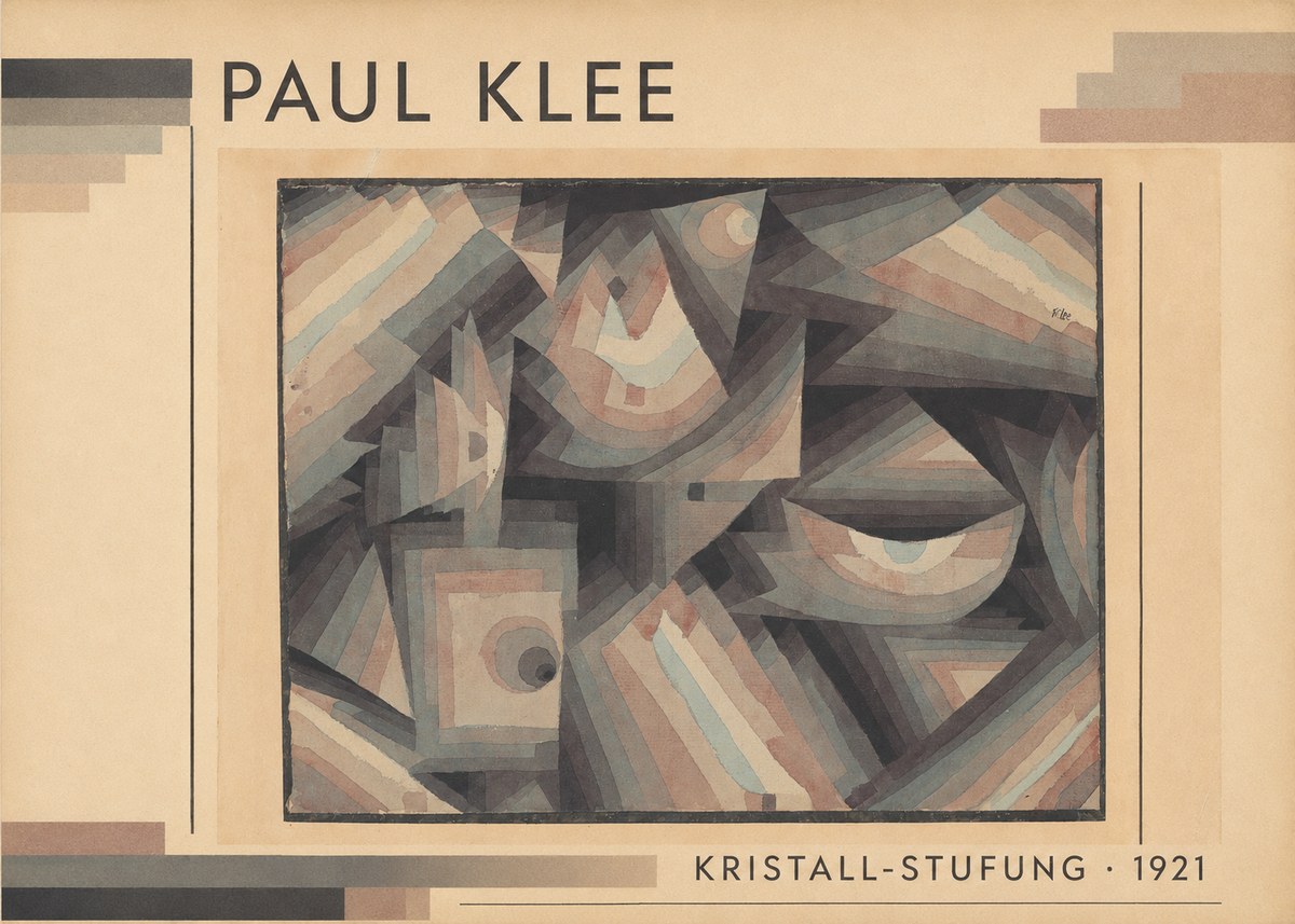 Paul Klee Kristall-stufung II No1 - Plakat