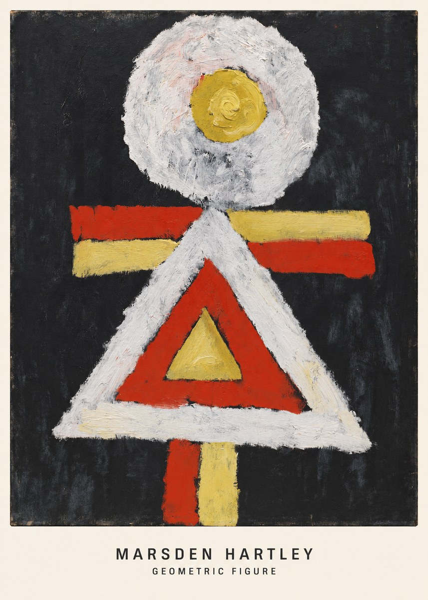 Marsden Hartley Geometric Figure No6 - Plakat