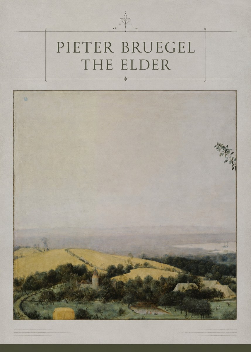 Pieter Bruegel The Harvesters VI No6 - Plakat