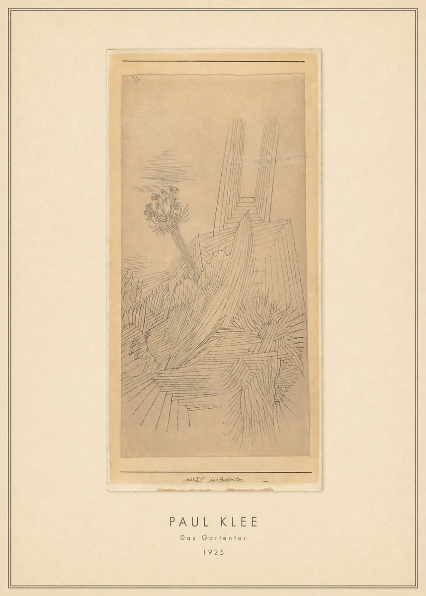 Paul Klee Das Gartentor I No3 - Plakat