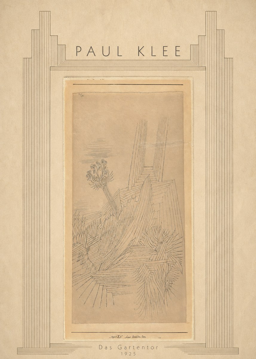 Paul Klee Das Gartentor I No6 - Plakat