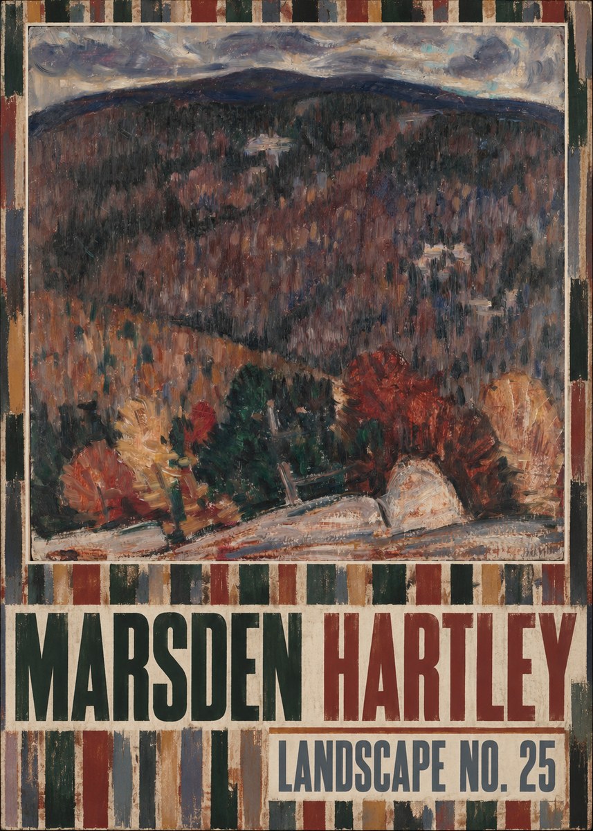 Marsden Hartley Landscape No. 25 No4 - Plakat