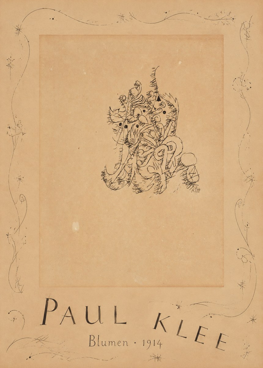 Paul Klee Blumen II No6 - Plakat