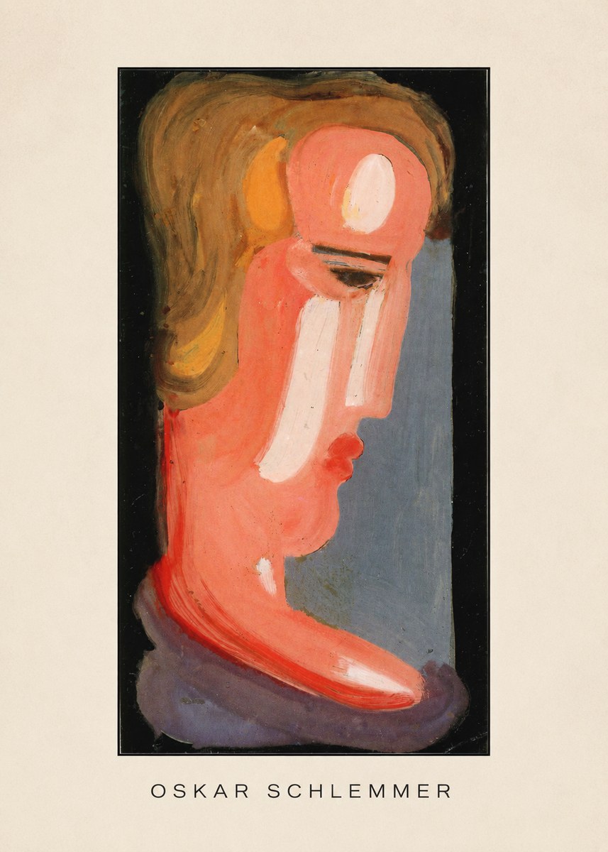 Oskar Schlemmer Profil No3 - Plakat
