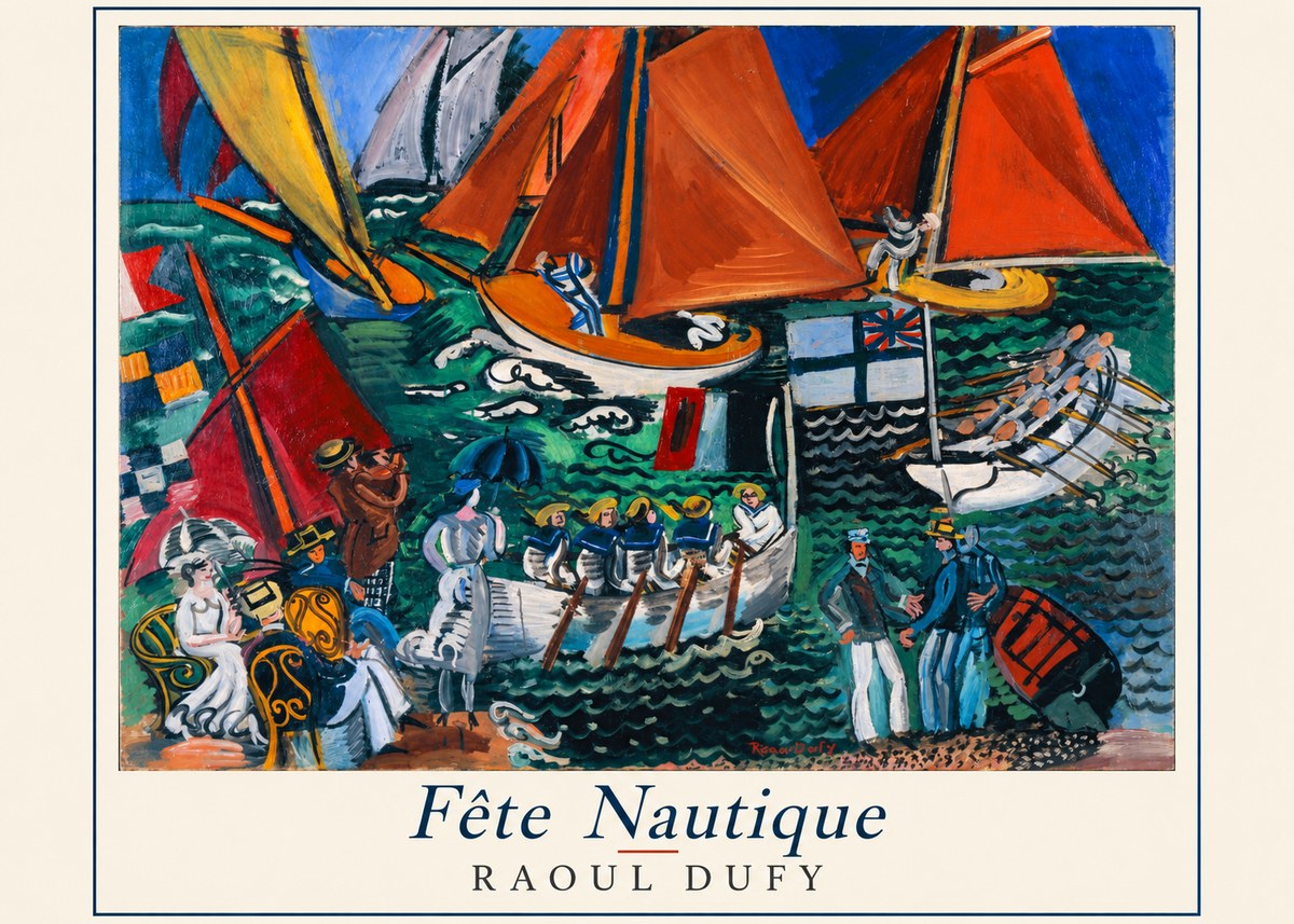 Raoul Dufy Fête Nautique No4 - Plakat