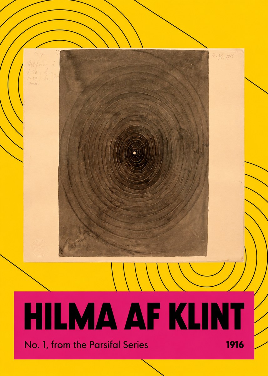 Hilma af Klint No. 1, from the Parsifal Series No4 - Plakat