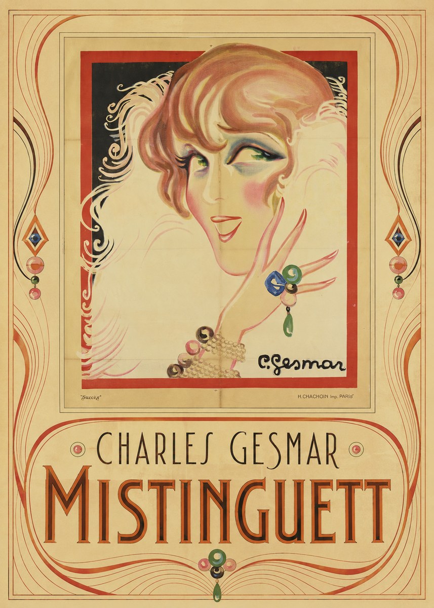 Charles Gesmar Mistinguett No3 - Plakat