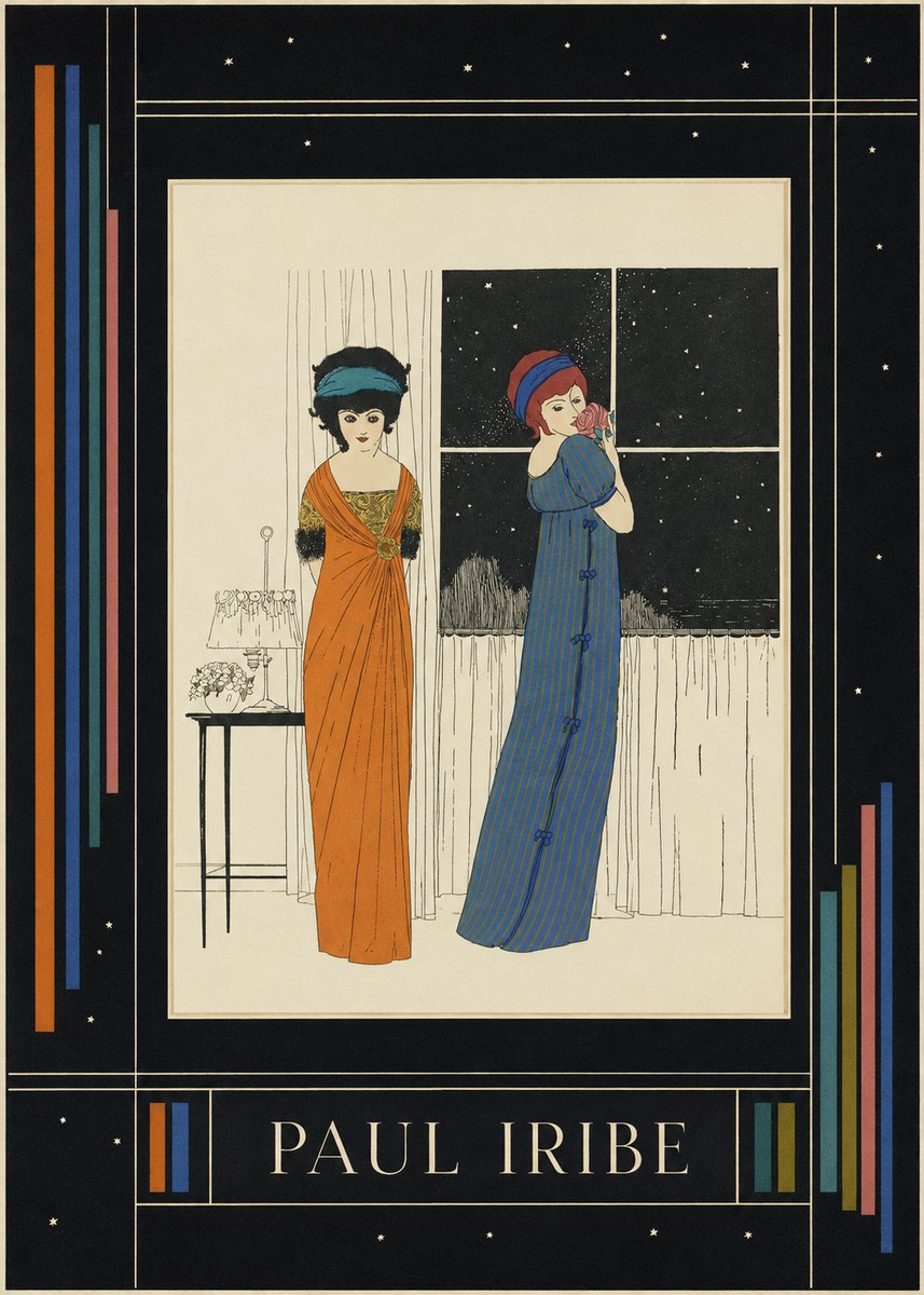 Paul Iribe Evening Elegance No4 - Plakat