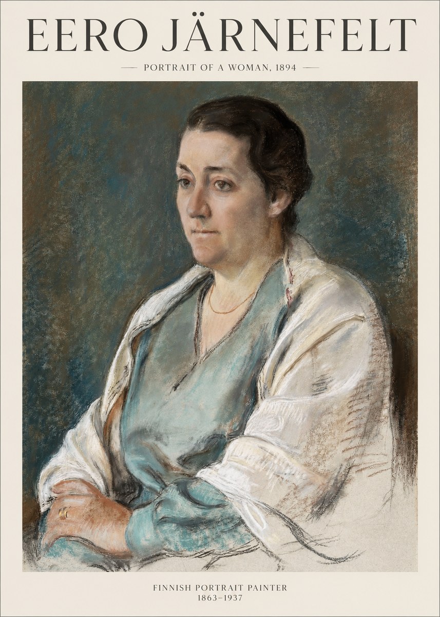 Eero Järnefelt Portrait of a Woman, 1894 No1 - Plakat
