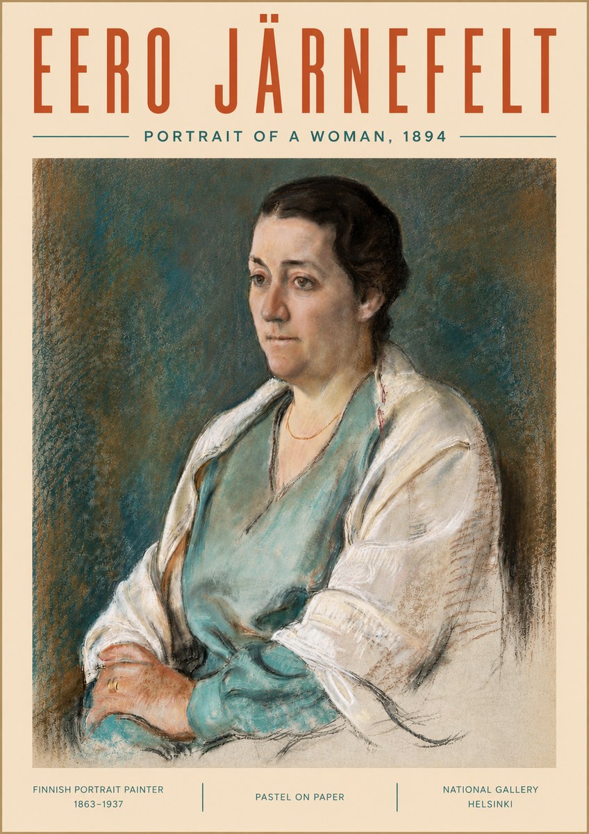 Eero Järnefelt Portrait of a Woman, 1894 No5 - Plakat
