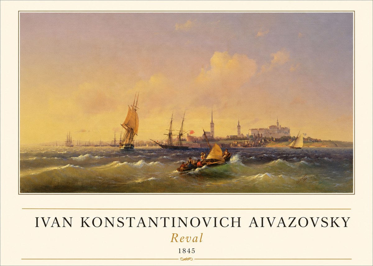 Ivan Konstantinovich Aivazovsky Reval No1 - Plakat