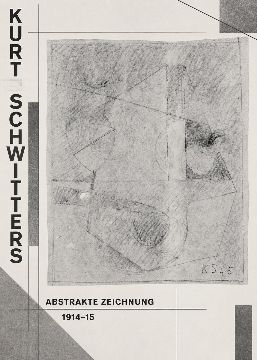 Kurt Schwitters Abstrakte Zeichnung No2 - Plakat