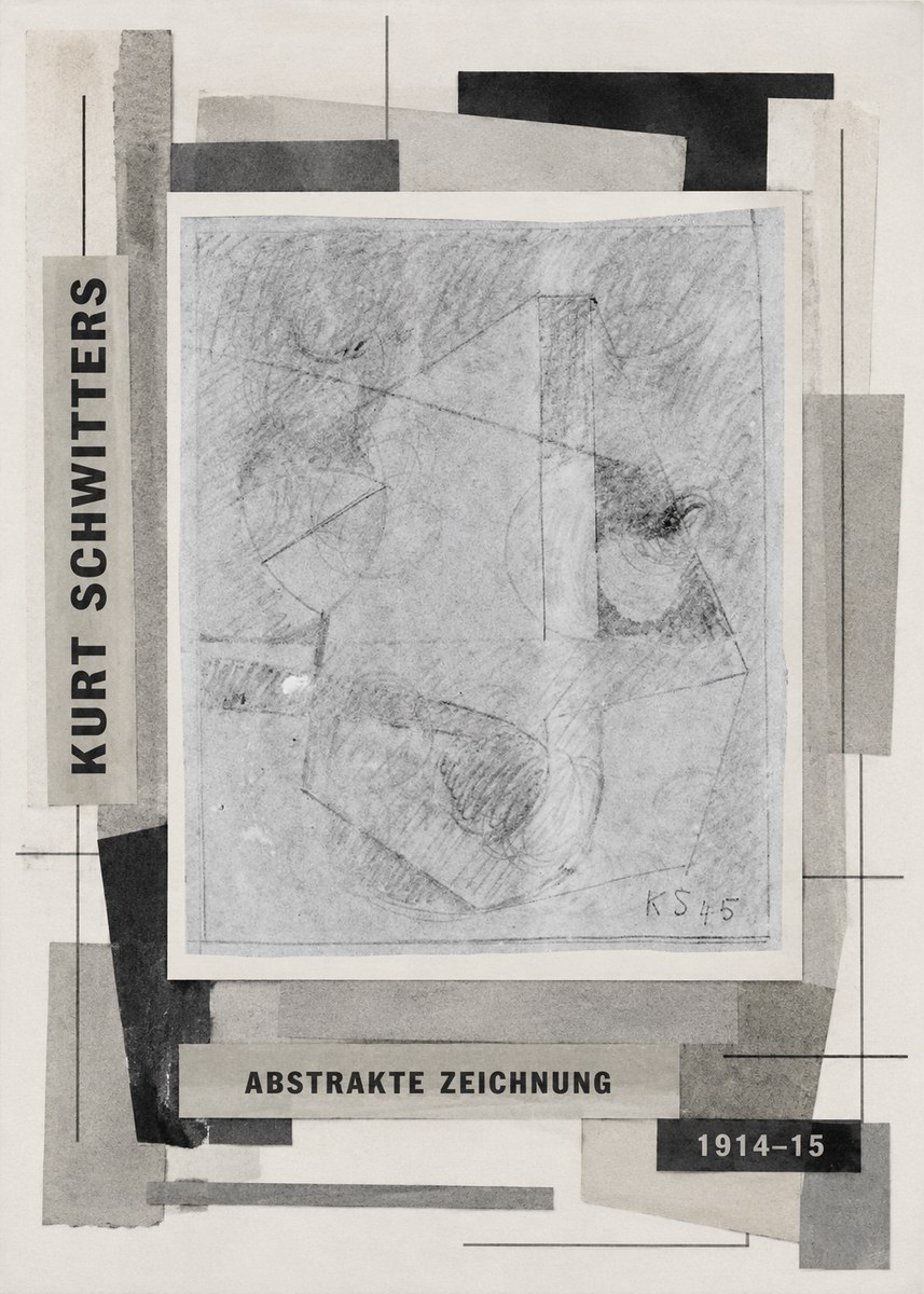 Kurt Schwitters Abstrakte Zeichnung No5 - Plakat