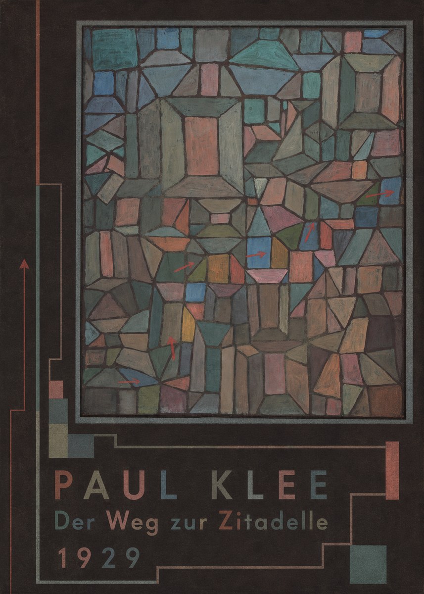 Paul Klee Der Weg Zur Zitadelle No2 - Plakat